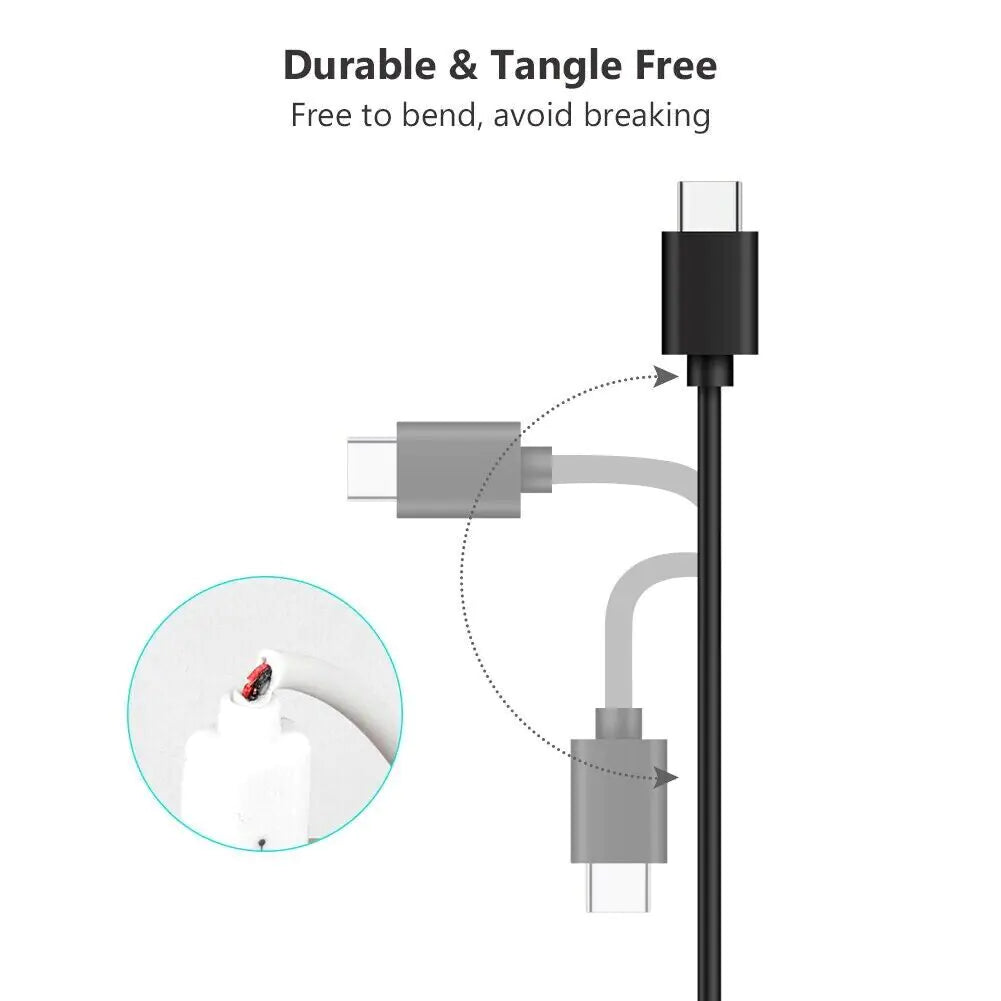 10x Type C to USB-A Fast Charge Cable Cord Charging Quick Charger Bulk Wholesale