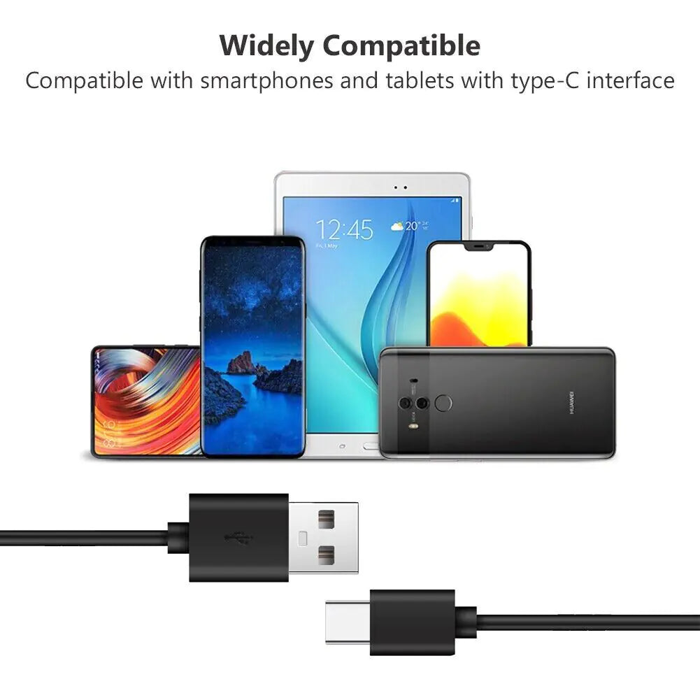 10x Type C to USB-A Fast Charge Cable Cord Charging Quick Charger Bulk Wholesale